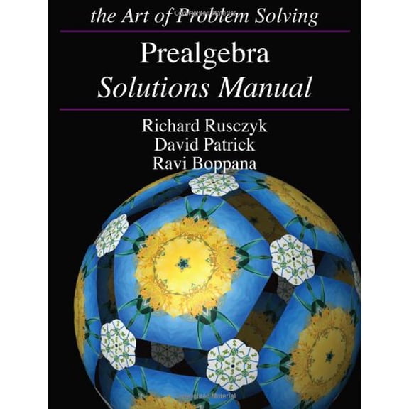 Pre-Owned Prealgebra Solutions Manual
