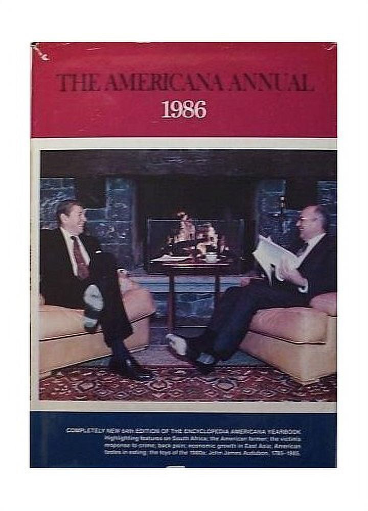 Pre-Owned Title: The Americana Annual 1986 An Encyclopedia of the E Paperback