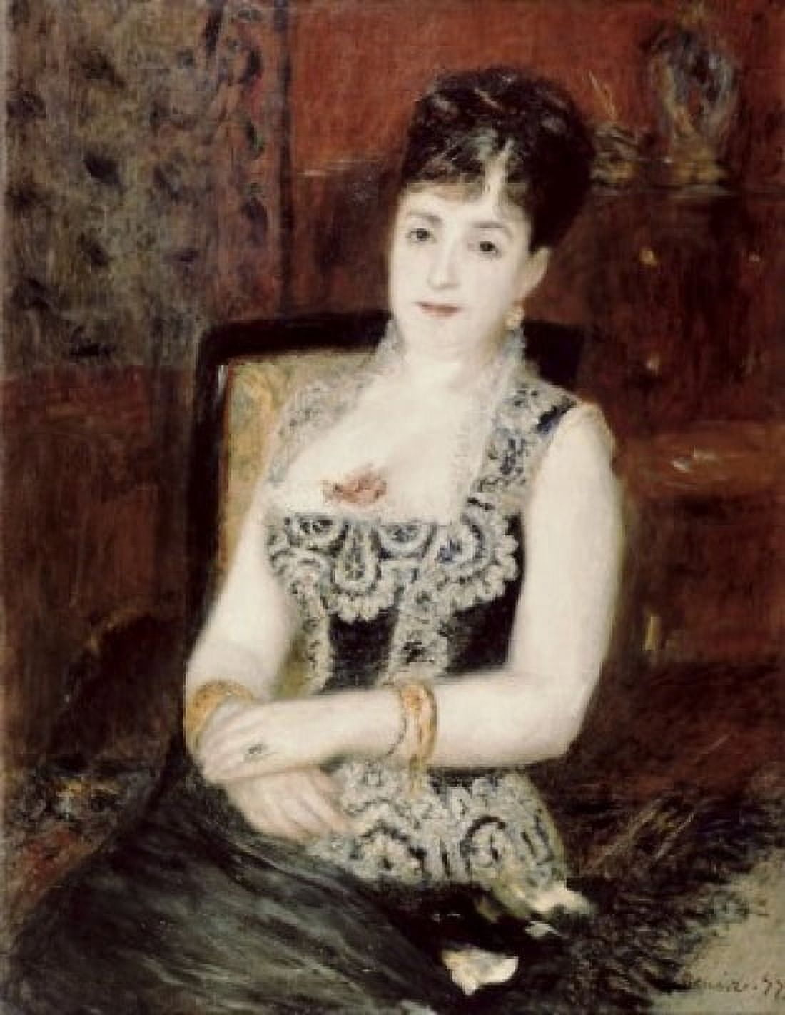 Title Unknown - Portrait of a Woman 1877 Pierre Auguste Renoir (1841-1919 French) Oil on canvas Canvas Art - Pierre-Auguste Renoir (18 x 24)