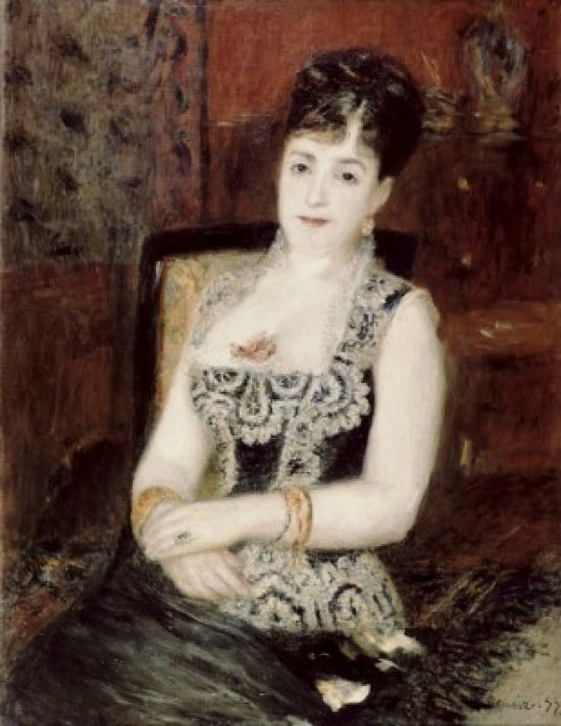 Title Unknown - Portrait of a Woman 1877 Pierre Auguste Renoir (1841-1919 French) Oil on canvas Canvas Art - Pierre-Auguste Renoir (24 x 36)