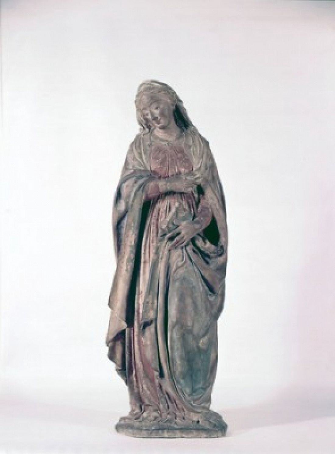 Title Unknown (Woman Figurine) by unknown artist Canvas Art - (18 x 24)