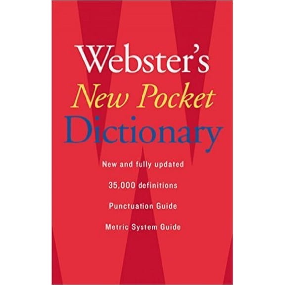 Pre-Owned Webster's New Pocket Dictionary (Paperback) 9780470386477