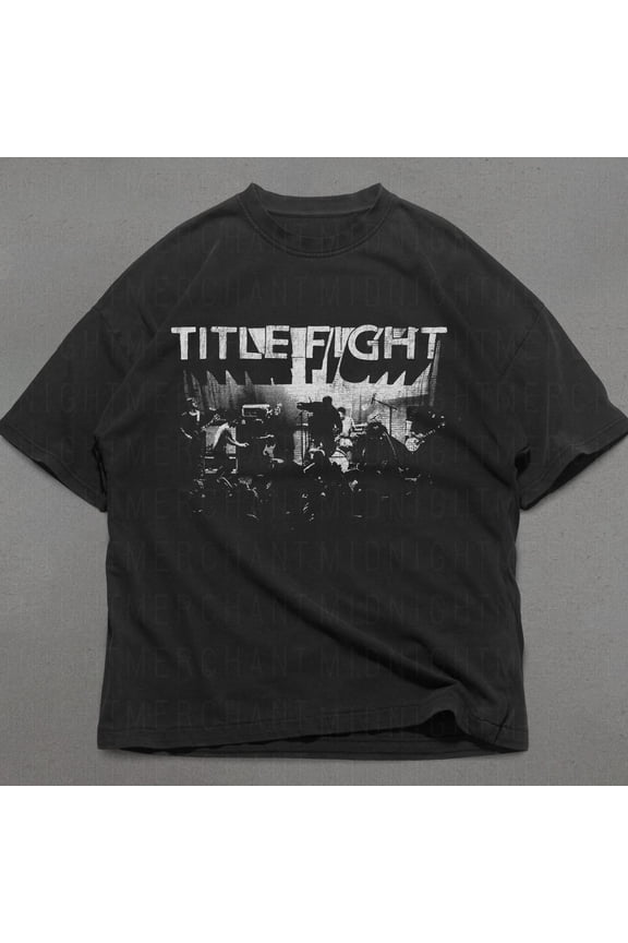 Title fight Tshirt s cotton shirts Title fight graphic tees Alt indie rock shirts Sheogaze