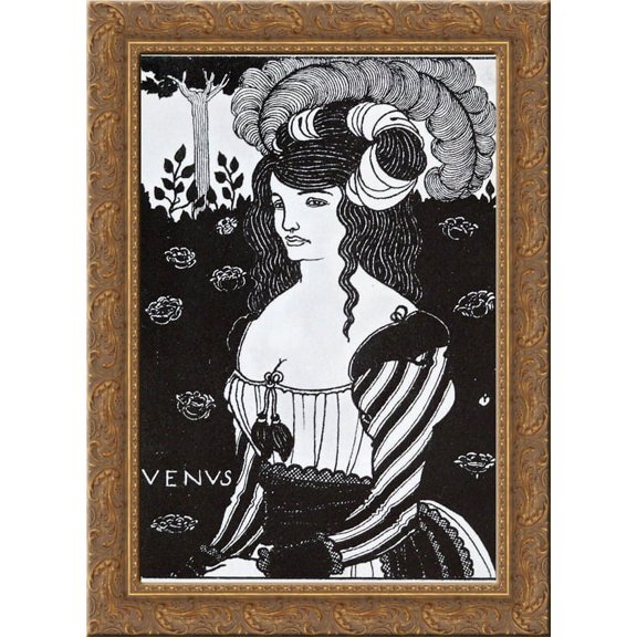 Title page 2 20x24 Gold Ornate Wood Framed Canvas Art by Beardsley, Aubrey