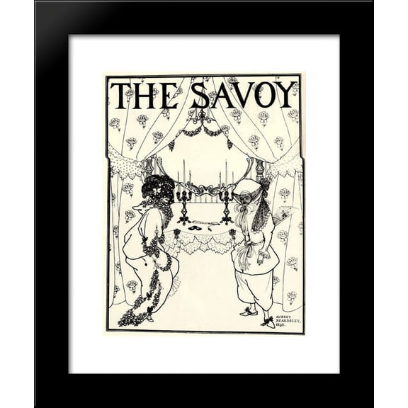 Title page 20x24 Framed Art Print by Beardsley, Aubrey