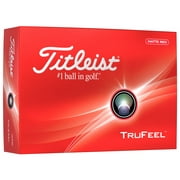 Titleist 1 Ball In Golf Ultra-Soft Feel Longer Distance Golf Ball, Matte Red, 12 Count