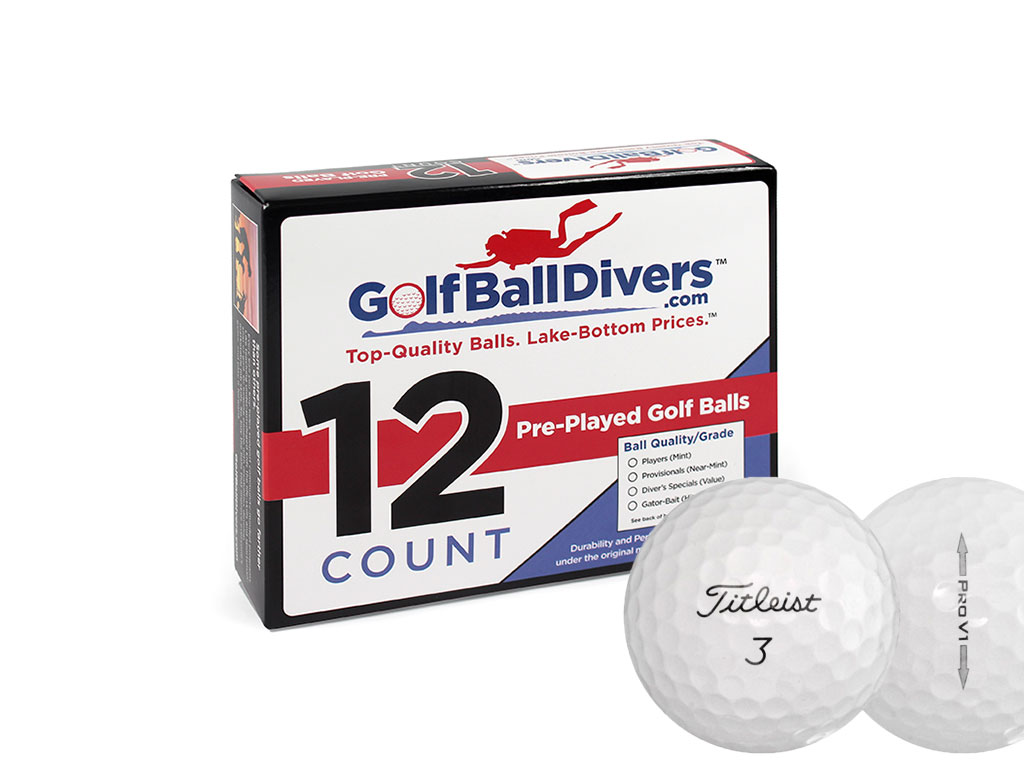 Titleist 2014 Pro V1 Golf Balls, Prior Generation, Used, Good Quality, 48 Pack - image 1 of 3