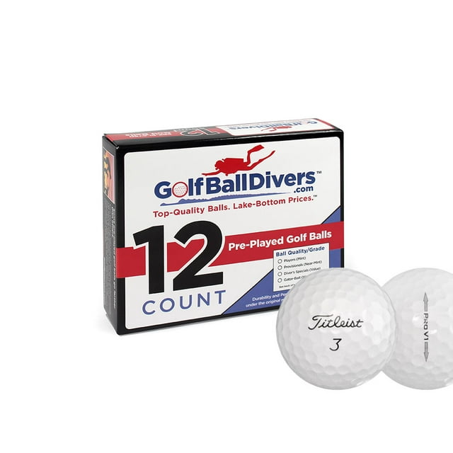 Titleist 2014 Pro V1 Golf Balls, Prior Generation, Used, Good Quality, 48 Pack
