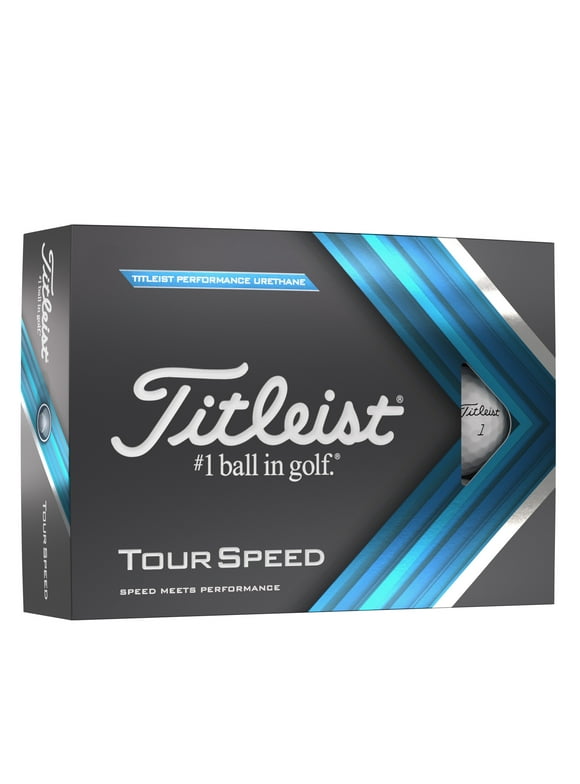 Titleist 2022 Tour Speed Golf Balls, 12 Pack, White