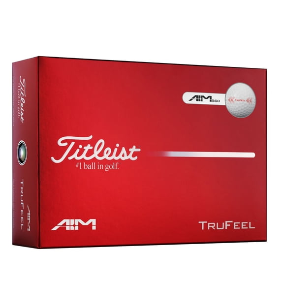Titleist 2026 TruFeel AIM Golf Balls 12pk, White