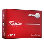 Titleist 2026 TruFeel AIM Golf Balls 12pk, White