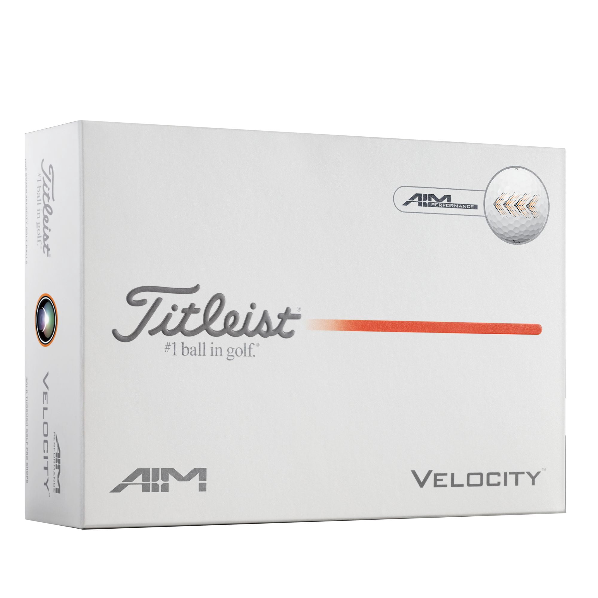Titleist 2026 Velocity AIM Golf Balls 12pk, White