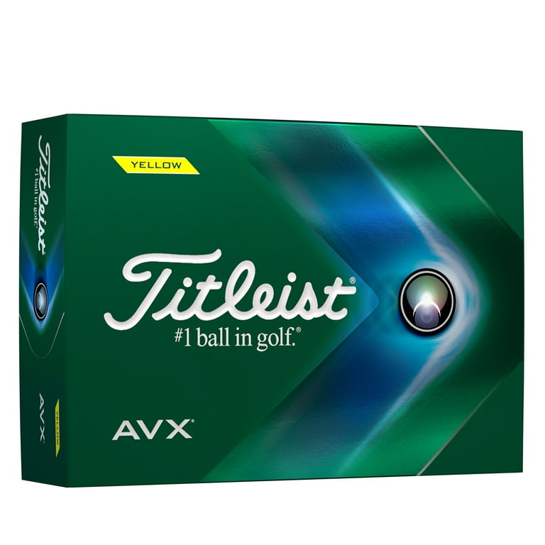 Titleist AVX, 12 Pack, Yellow - Walmart.com