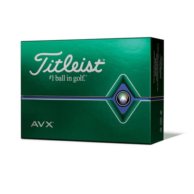 Titleist AVX Golf Balls, White, 12 Pack