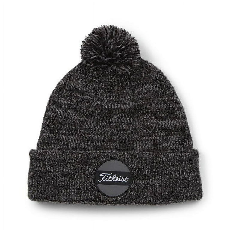Titleist Junior Boardwalk Pom Pom Golf Beanie Hat - Heather / Blue Titleist Junior Boardwalk Pom Pom Golf Beanie Hat - Heather / Blue