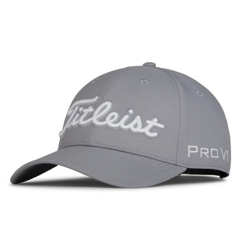 Titleist Golf Tour Performance Hat Gray White Walmart