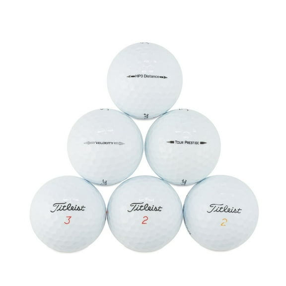 Titleist Mix, AAAA Golf Balls, Near Mint, 4a, AAAA Quality, 100 Pack, White