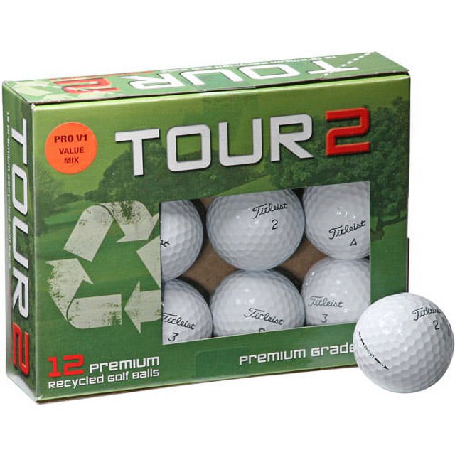 Titleist C Grade Recycled Golf Balls in Mesh Bag (Value Pack of 36) Pro