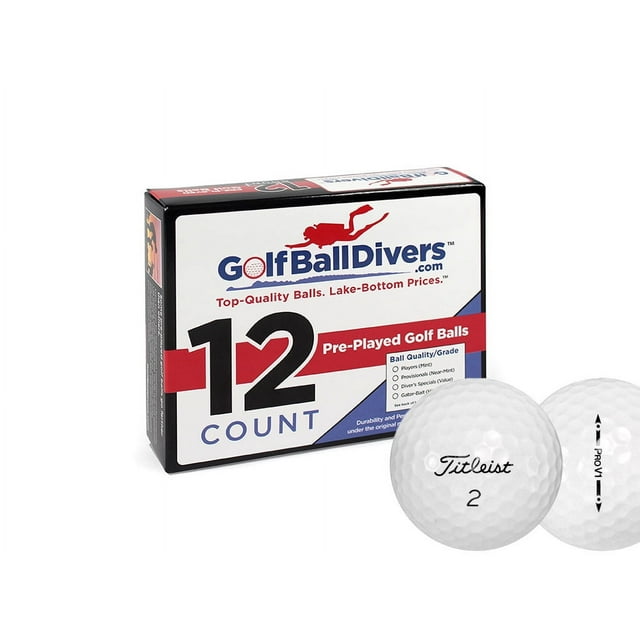 Titleist Pro V1 Golf Balls, Used, Good Quality, 132 Pack
