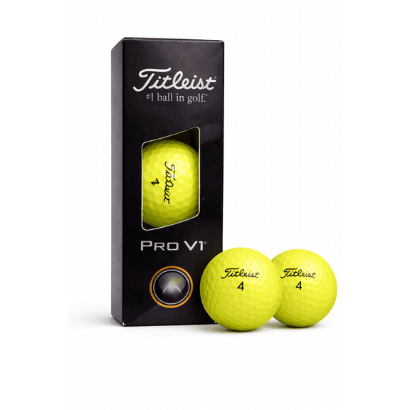Titleist Pro V1 High-Visibility Yellow Golf Ball 3-Pack