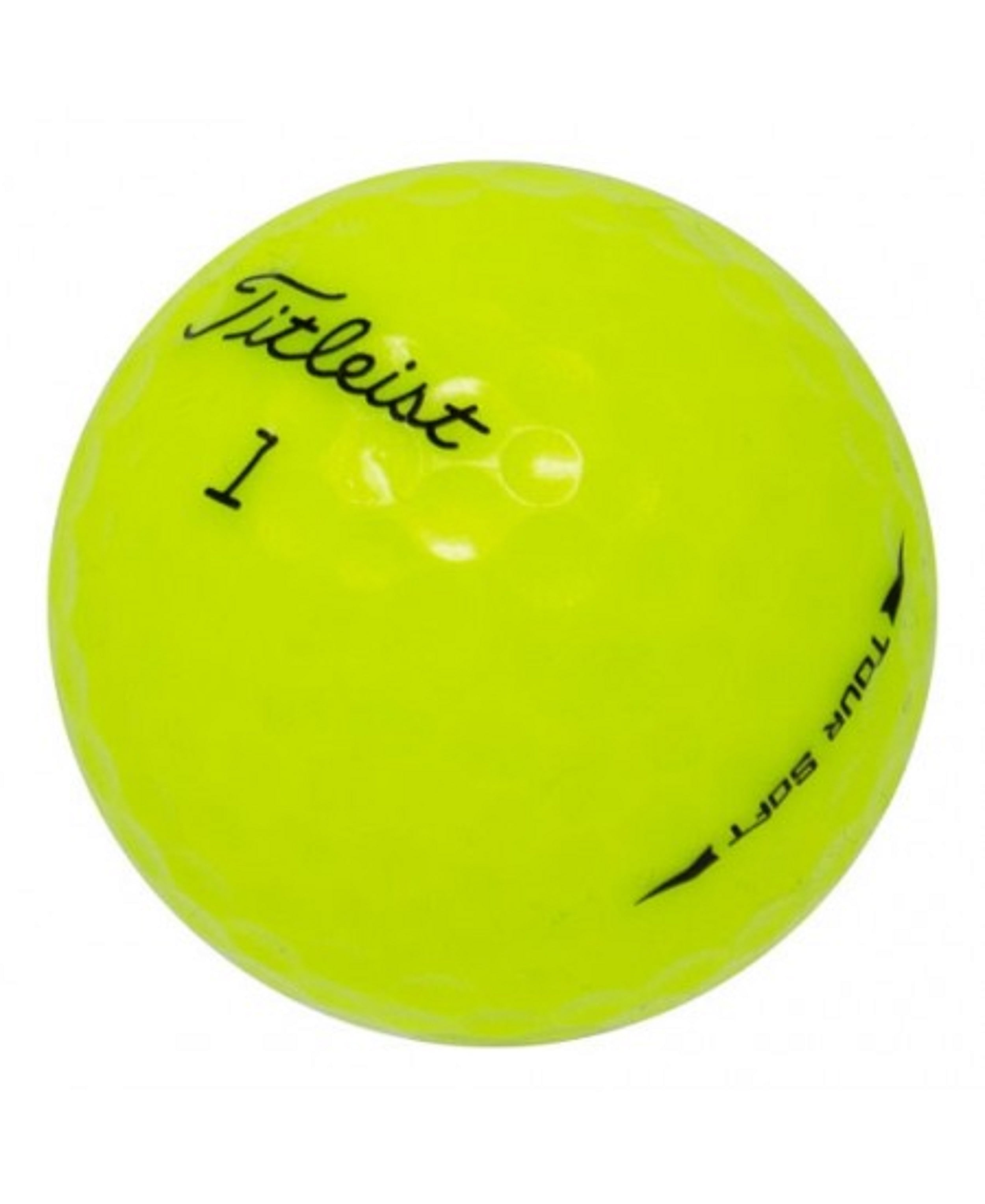 Titleist-Tour-Soft-Yellow-Golf