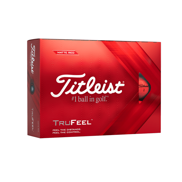 Titleist TruFeel マットレッド 4ダースセット Amazon | Titleist メンズ TruFeel ゴルフボール - マットレッド