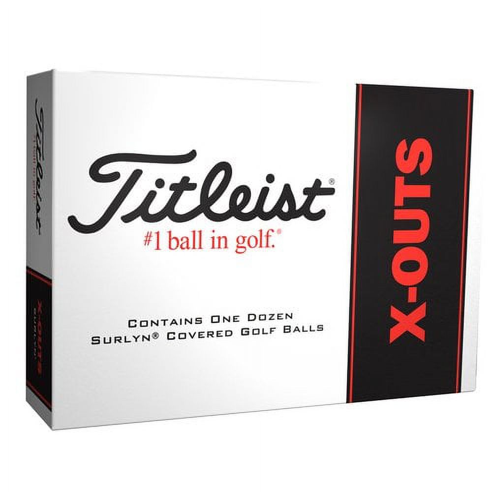 Titleist X-Outs Golf Balls, 12 Pack - image 1 of 6