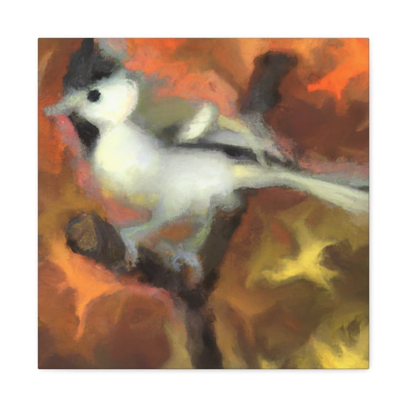 "Titmouse in Post-Impressionism" - Canvas