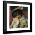 thumbnail image 1 of Tito Conti 12x14 Black Modern Framed Museum Art Print Titled - A Pleasant Reflection, 1 of 5