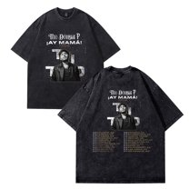 Tito Double P AY MAMA TOUR T-Shirt Cotton Vintage Wash Tee For Women/Men Unisex Short Sleeve Tshirt Streetwear