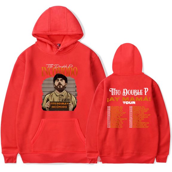 Tito Double P AY Mama Tour Merch Hoodies Women Men Casual Long Sleeve Sweatshirt Clothes