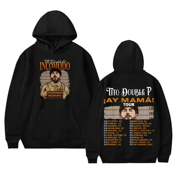 Tito Double P AY Mama Tour Merch Hoodies Women Men Long Sleeve Sweatshirt Fashion Clothes