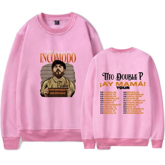 Tito Double P AY Mama Tour Merch Sweatshirt Women Men Casual Crewneck Long Sleeve Pullover Clothes