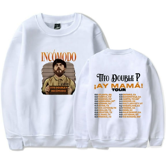 Tito Double P AY Mama Tour Merch Sweatshirt Women Men Casual Crewneck Long Sleeve Pullover Clothes