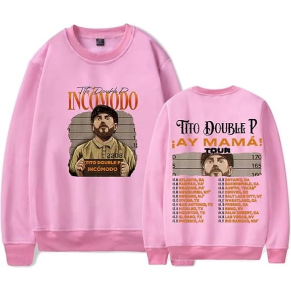 Tito Double P AY Mama Tour Merch Sweatshirt Women Men Crewneck Long Sleeve Fashion Pullover Clothes