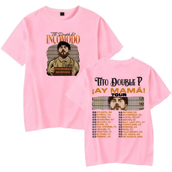 Tito Double P AY Mama Tour Merch T-Shirt Women Men Crewneck Fashion Short Sleeve Tee