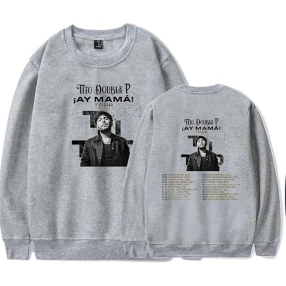 Tito Double P AY Mama Tour Sweatshirt Women Men Casual Crewneck Long Sleeve Pullover Fashion Clothes