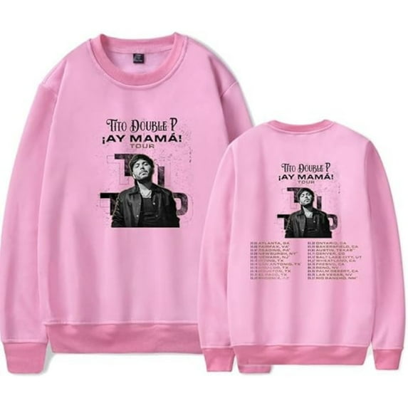 Tito Double P AY Mama Tour Sweatshirt Women Men Casual Crewneck Long Sleeve Pullover Fashion Clothes