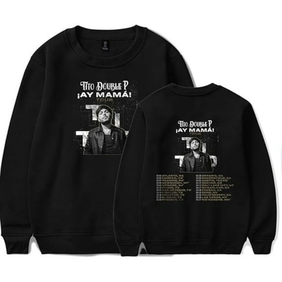 Tito Double P AY Mama Tour Sweatshirt Women Men Casual Crewneck Long Sleeve Pullover Fashion Clothes