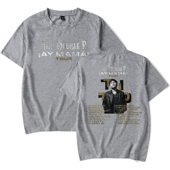 Tito Double P's Ay Mama! Tour 2025 Merch Short Sleeve T-shirt Unisex Fashion Crew Neck Top