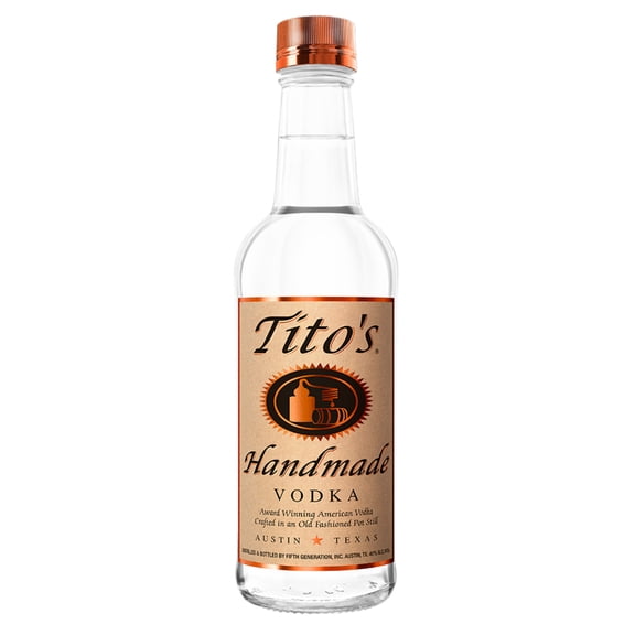 Tito's Handmade Vodka, 375 ml Bottle, 40% ABV