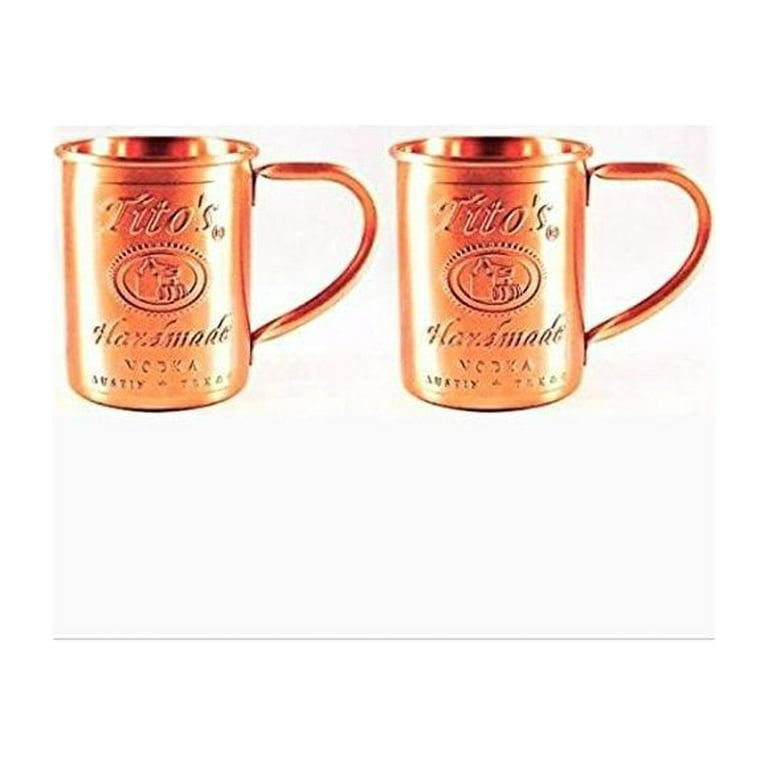 Vintage Stainless Steel 550ml Homestia Moscow Mule Copper Mug Deluxe Handle  1/2/4/6 Pcs Set Vodka Liquor Cup Beer Tumbler Cups