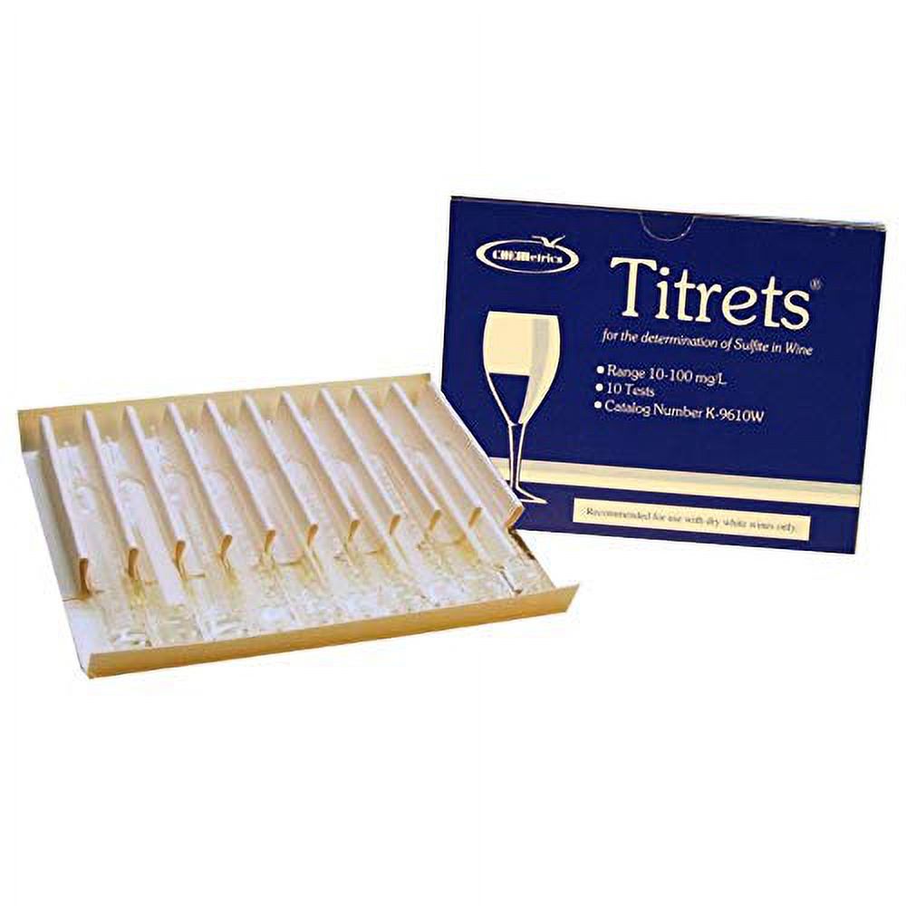 titrets 10 tests so2 test kit