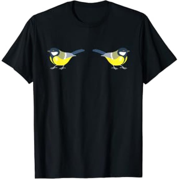 Tits Tit Bird Pun Casual Graphic Novelty Sarcastic T-Shirt