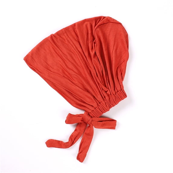 Tittly Bandanas for Women Head Scarf Cancer Wrap Head Cover Color Womens Solid Headwear Cap Hair Muslim Cap Hat Turban Heardband Fascinators Hats Head Scarf O One Size