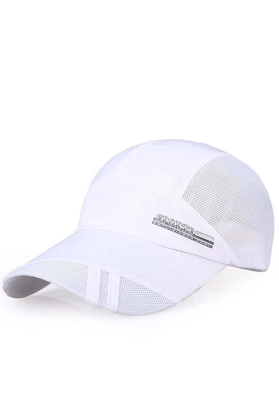 Baseball Cap Trucker Hat Cap Quick- Sun Adult Hat Mesh Outdoor Hat Baseball Baseball Caps Womens Baseball Caps Womens Baseball Caps White One Size