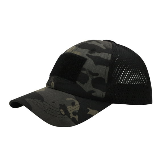Tittly Baseball Cap Trucker Hat Male Female Neutral Summer Camouflage Grid Baseball Caps Dome Hat Visors Womens Baseball Caps Womens Baseball Caps Black One Size