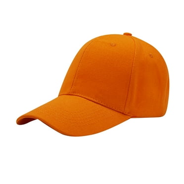 Tittly Baseball Cap Trucker Hat Mens And Womens Summer Fashion Casual Caps Cap Hats Womens Baseball Caps Hats for Women Orange One Size