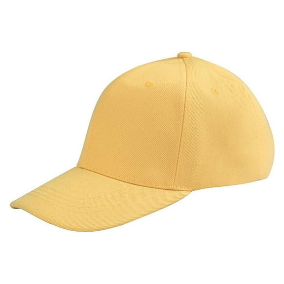 Tittly Baseball Cap Winter Hats Baseball Cap Color Solid Hat Cap Cotton Board Light Men Hat Baseball Caps Visor Hats Womens Baseball Caps Yellow One Size