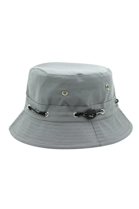 Bucket Hats Winter Hats Mens And Womens Summer Fashion Casual Sun Go Out To Play Fisherman Hat Basin Hat Summer Hats Hats for Women Grey One Size